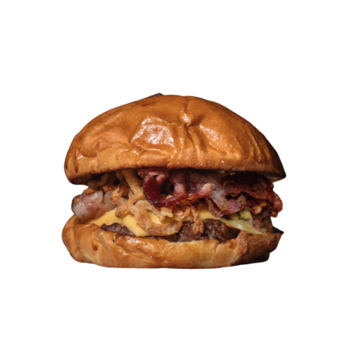 Crispy Onion BBQ con Papas